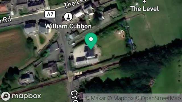 Map showing PART OF FIELD 2368, CROIT E CALEY, COLBY, ISLE OF MAN, IM9 4AW