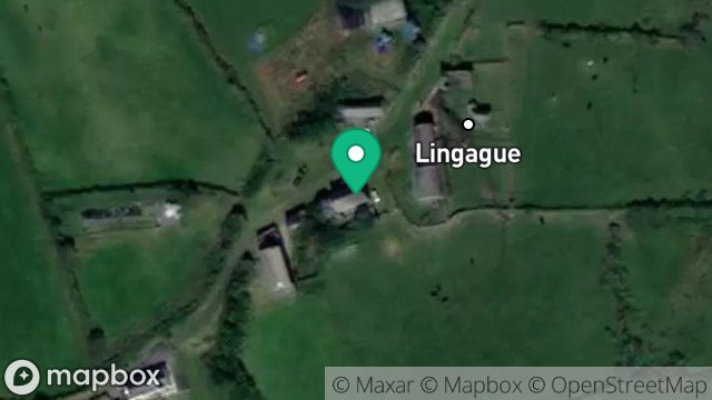 Map showing LINGAGUE FARM, BALLAKILPHERIC ROAD, COLBY, ISLE OF MAN, IM9 4BR
