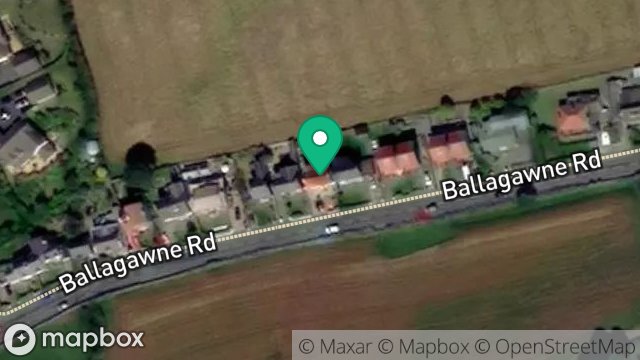 Map showing BRIAR BANK, BALLAGAWNE ROAD, COLBY, ISLE OF MAN, IM9 4AX