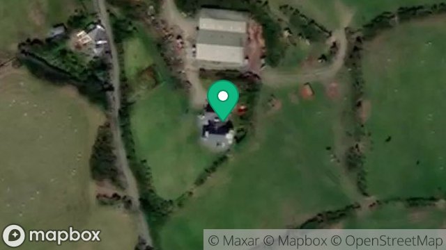 Map showing BORRANE, LHAGG ROAD, DALBY, ISLE OF MAN, IM5 3BU