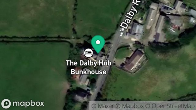 Map showing ST JAMES CHAPELRY, NIARBYL ROAD, DALBY, ISLE OF MAN, IM5 3BR