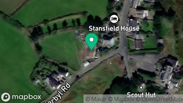 Map showing MANNVILLE, NIARBYL ROAD, DALBY, ISLE OF MAN, IM5 3BS