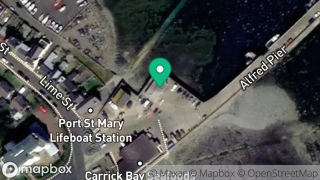 Map showing OFFICE, ALFRED PIER, PORT ST MARY, ISLE OF MAN, IM9 5EF