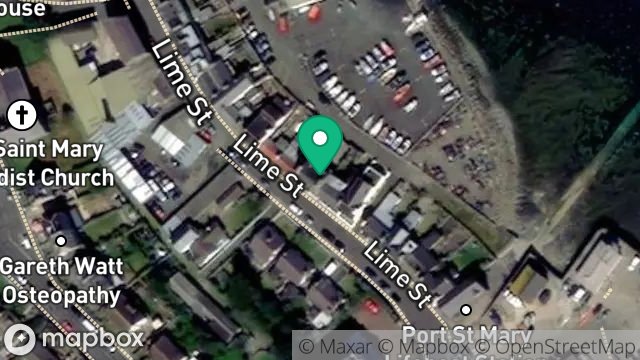 Map showing 16, LIME STREET, PORT ST. MARY, ISLE OF MAN, IM9 5EF