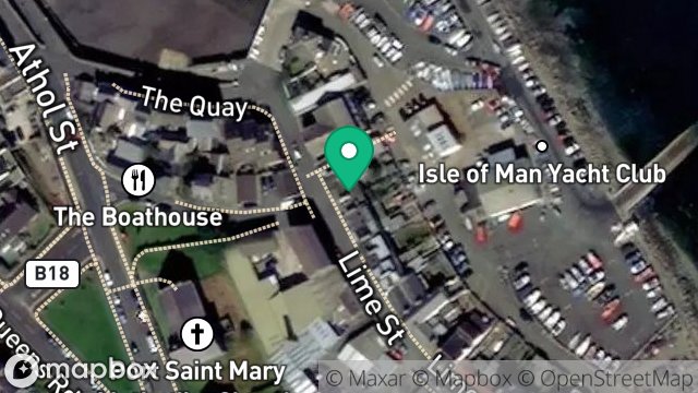 Map showing 3, LIME STREET, PORT ST. MARY, ISLE OF MAN, IM9 5ED