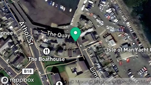 Map showing 9, THE QUAY, PORT ST. MARY, ISLE OF MAN, IM9 5EA