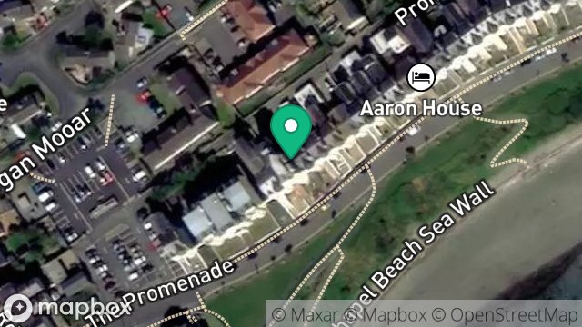 Map showing FLAT 1, CLIFTON COURT, THE PROMENADE, PORT ST MARY, ISLE OF MAN, IM9 5DB