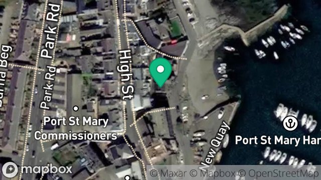 Map showing 22, SHORE ROAD UNDERWAY, PORT ST. MARY, ISLE OF MAN, IM9 5DX