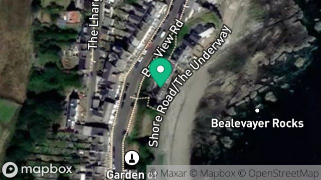 Map showing WILLOW COTTAGE, WILLOW TERRACE, PORT ST MARY, ISLE OF MAN, IM9 5DY