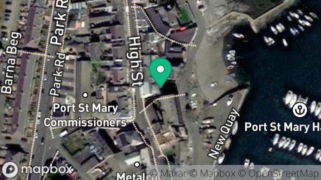 Map showing HARBOUR COTTAGE, HIGH STREET, PORT ST. MARY, ISLE OF MAN, IM9 5DR
