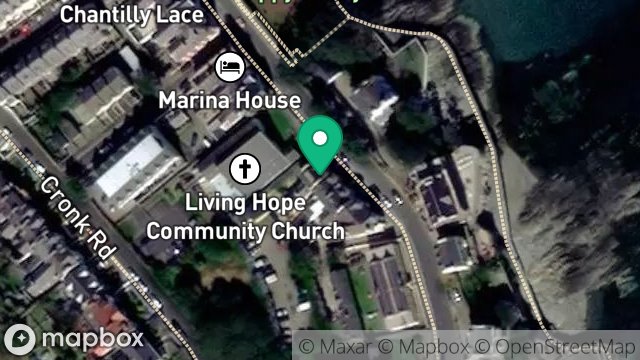 Map showing WAVE CREST, BAY VIEW ROAD, PORT ST. MARY, ISLE OF MAN, IM9 5AQ