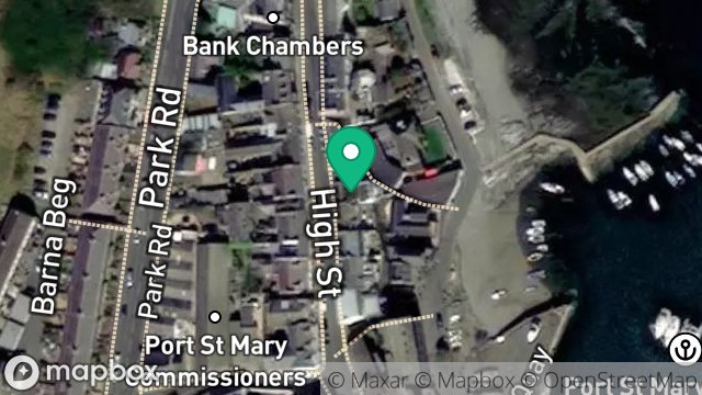 Map showing 12, HIGH STREET, PORT ST. MARY, ISLE OF MAN, IM9 5DR