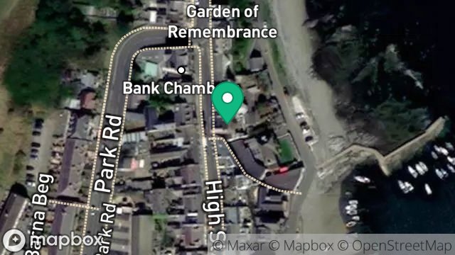 Map showing BROOME HOUSE, HIGH STREET, PORT ST MARY, ISLE OF MAN, IM9 5DW