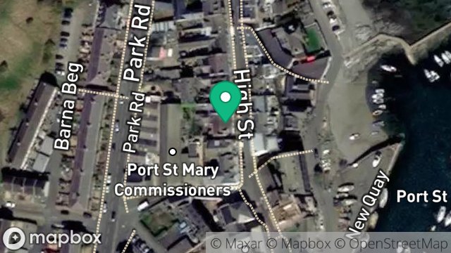 Map showing 7, HIGH STREET, PORT ST. MARY, ISLE OF MAN, IM9 5DP
