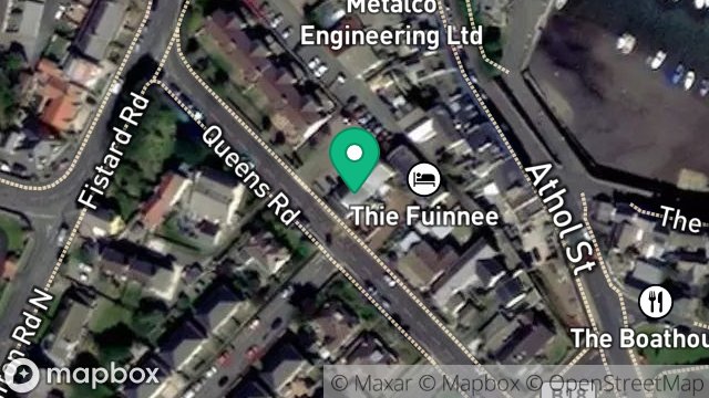 Map showing 1 QUEENS COURT, QUEENS ROAD, PORT ST. MARY, ISLE OF MAN, IM9 5EU