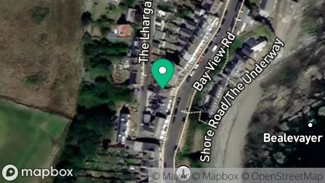 Map showing HILLCLIFF, BAY VIEW ROAD, PORT ST MARY, ISLE OF MAN, IM9 5AP