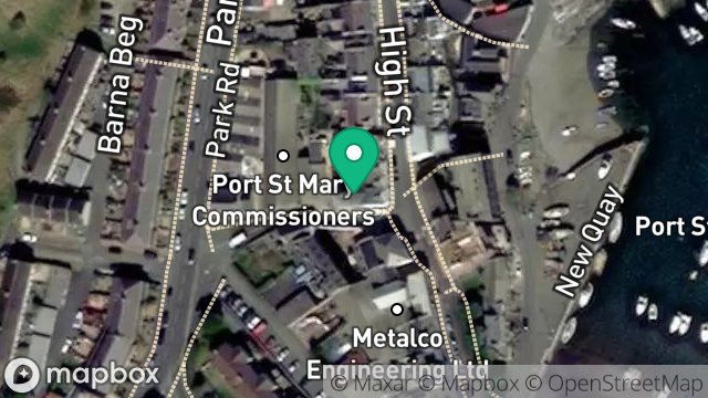 Map showing 1, HIGH STREET, PORT ST MARY, ISLE OF MAN, IM9 5DP