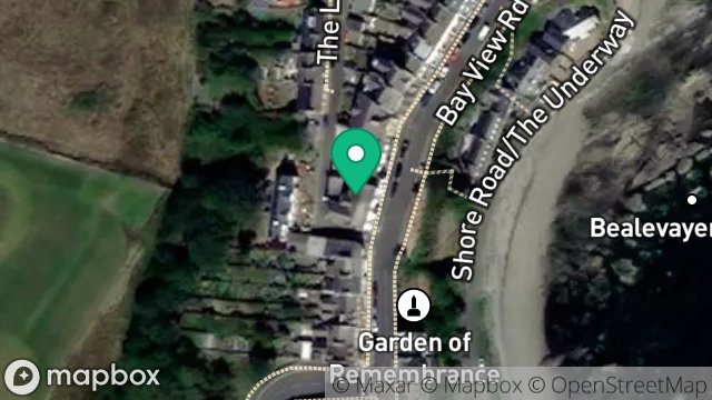 Map showing BAY VIEW HOTEL, PRIMROSE TERRACE, PORT ST. MARY, ISLE OF MAN, IM9 5AP