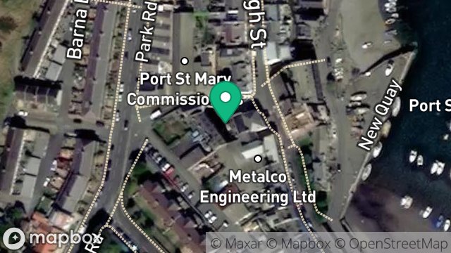 Map showing GARAGE & WORKSHOP, ATHOL STREET, PORT ST MARY, ISLE OF MAN, IM9 5DS