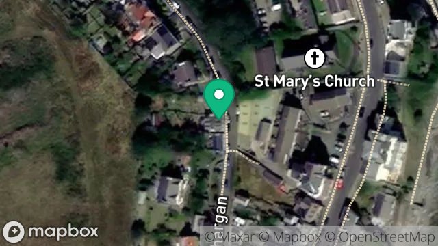 Map showing REEF COTTAGE, THE LHARGAN, PORT ST. MARY, ISLE OF MAN, IM9 5AR