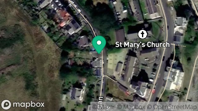 Map showing CRONK LEE, THE LHARGAN, PORT ST. MARY, ISLE OF MAN, IM9 5AR