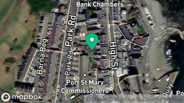 Map showing JOINERS SHOP AT REAR, STRONSAY, 15, HIGH STREET, PORT ST MARY, ISLE OF MAN, IM9 5DP