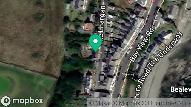 Map showing 2, THE LHARGAN, PORT ST. MARY, ISLE OF MAN, IM9 5AR