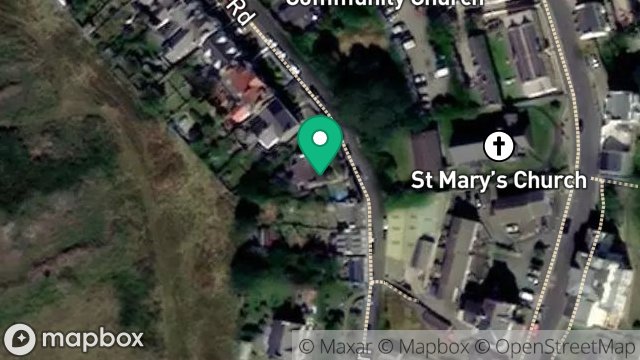 Map showing 1 DAISY BANK, CRONK ROAD, PORT ST. MARY, ISLE OF MAN, IM9 5AS