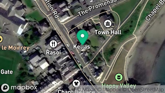 Map showing CORLETT BOLTON, BEACH HOUSE, BAY VIEW ROAD, PORT ST. MARY, ISLE OF MAN, IM9 5AE