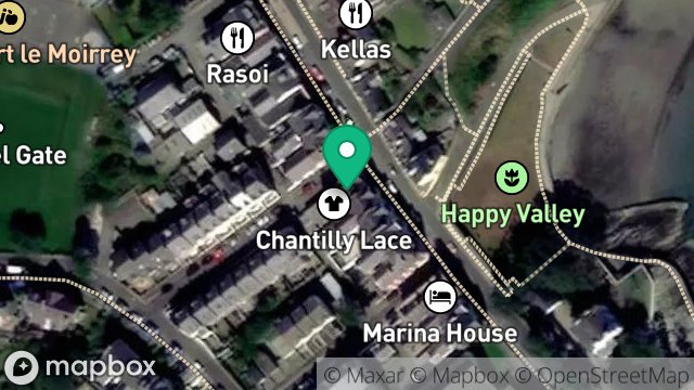 Map showing CHANTILLY LACE, BAY VIEW ROAD, PORT ST. MARY, ISLE OF MAN, IM9 5AG