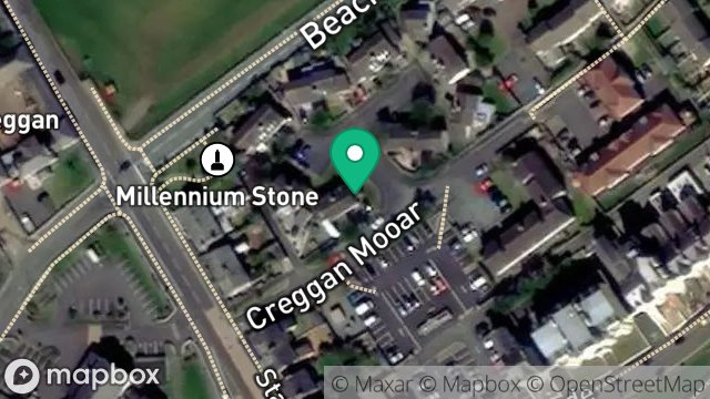 Map showing 1, CREGGAN MOOAR, PORT ST. MARY, ISLE OF MAN, IM9 5BB