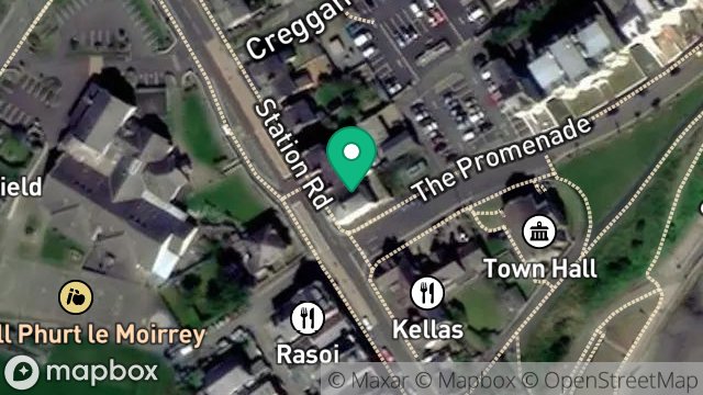 Map showing BAKERY SHOP, STATION ROAD, PORT ST MARY, ISLE OF MAN, IM9 5BF