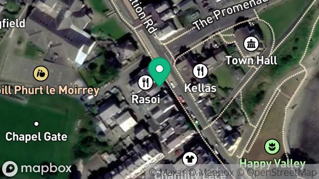 Map showing SHOP, BAY VIEW ROAD, PORT ST MARY, ISLE OF MAN, IM9 5AE