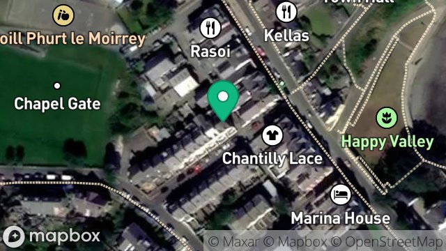 Map showing 2, VICTORIA ROAD, PORT ST. MARY, ISLE OF MAN, IM9 5AF