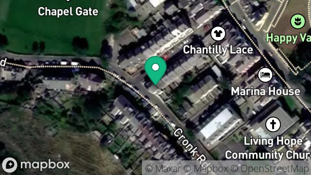 Map showing 17, VICTORIA ROAD, PORT ST. MARY, ISLE OF MAN, IM9 5AF