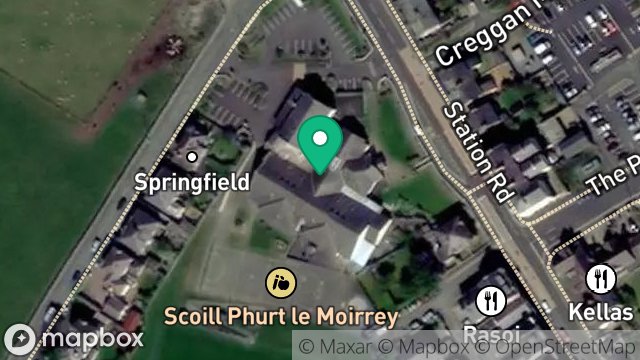 Map showing NEW PRIMARY SCHOOL, PLANTATION ROAD, PORT ST MARY, ISLE OF MAN, IM9 5AY