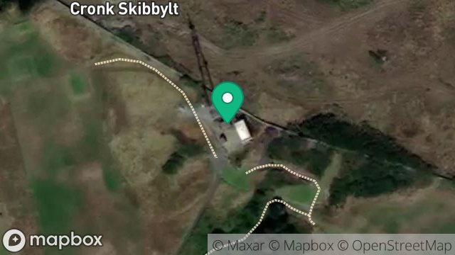 Map showing NATIONAL GRID WIRELESS, TRACK FROM FISTARD ROAD TO TV MAST, FISTARD, PORT ST MARY, ISLE OF MAN, IM9 5AY