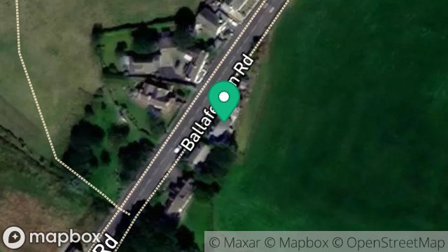 Map showing KIMMERAGH, BALLAFESSON ROAD, PORT ERIN, ISLE OF MAN, IM9 6TX