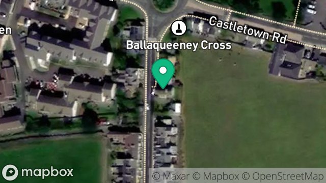Map showing DELPHINIUM COTTAGE, FOUR ROADS, PORT ST. MARY, ISLE OF MAN, IM9 5LL
