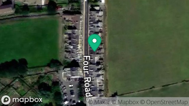 Map showing WOODLANDS, FOUR ROADS, PORT ST. MARY, ISLE OF MAN, IM9 5LQ