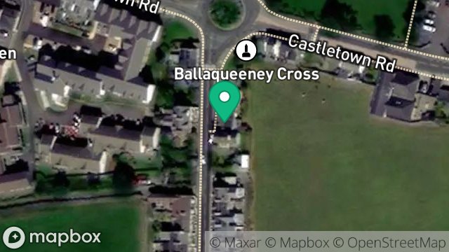 Map showing HOLMCROFT, FOUR ROADS, PORT ST. MARY, ISLE OF MAN, IM9 5LL