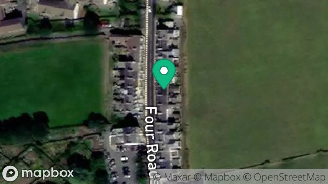 Map showing OSBOURNE HOUSE, FOUR ROADS, PORT ST. MARY, ISLE OF MAN, IM9 5LQ