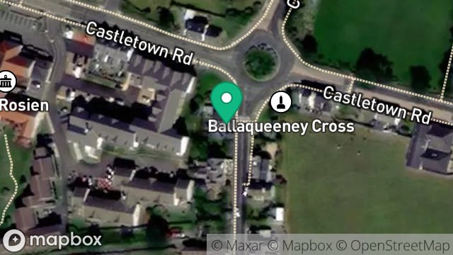 Map showing SANTON, FOUR ROADS, PORT ST. MARY, ISLE OF MAN, IM9 5LL