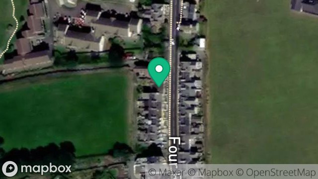 Map showing ALWYN, FOUR ROADS, PORT ST. MARY, ISLE OF MAN, IM9 5LH