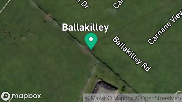 Map showing 14, CARNANE LANE, BALLAKILLEY, PORT ST. MARY, ISLE OF MAN, IM9 5NQ
