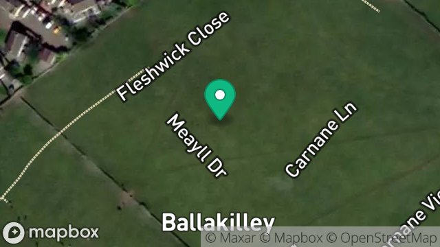 Map showing 4, MEAYLL DRIVE, BALLAKILLEY, PORT ST. MARY, ISLE OF MAN, IM9 5NT