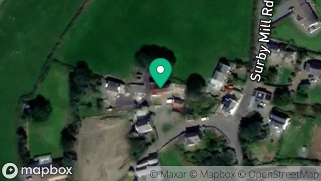 Map showing GRIANAGH, SURBY ROAD, SURBY, PORT ERIN, ISLE OF MAN, IM9 6TA