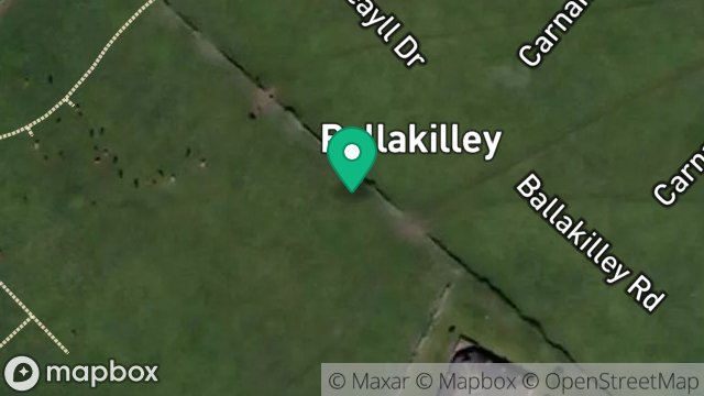 Map showing 1, KITTERLAND LANE, BALLAKILLEY, PORT ERIN, ISLE OF MAN, IM9 6DX
