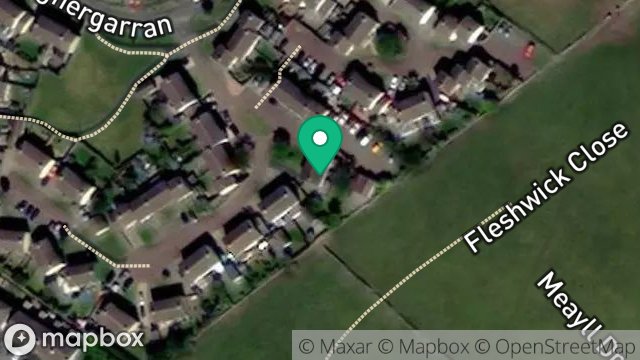 Map showing 70, MAGHERBREEKYN, PORT ERIN, ISLE OF MAN, IM9 6DD