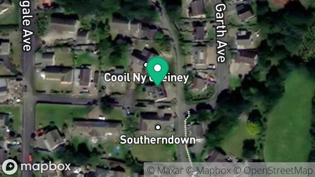 Map showing MIETTE, MILL ROAD, SURBY, PORT ERIN, ISLE OF MAN, IM9 6QP